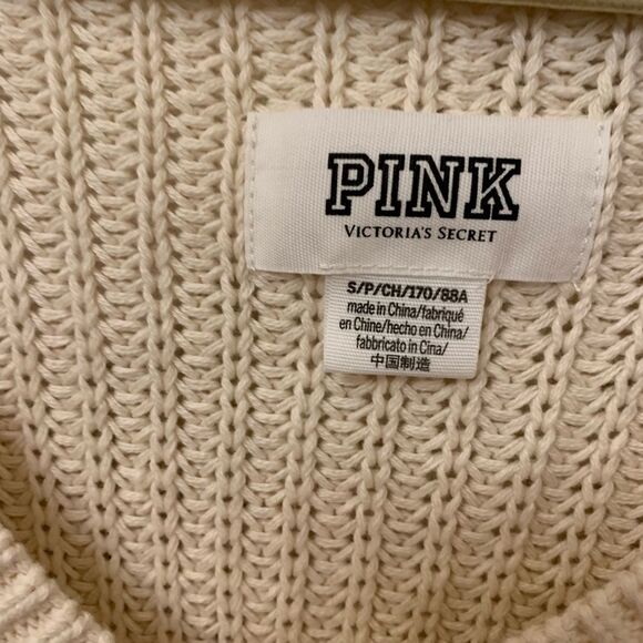 Pink Sweater V Neck - Picture 4 of 5